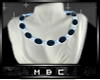 Blue Bling Necklace 4