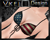 V' +American Bikini Top+
