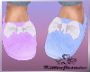 Girls Bow Mixed Slippers