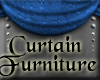 Blue Elegant Curtain