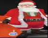 Christmas Santa Claus SONGS MUSIC REd COat White FUR Hat