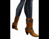1 cow girl boot leater