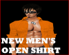 NEW MEN'S OPEN SHIRT