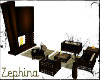 fire place set. 