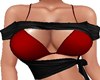 MM RED BLACK SEXY TOP