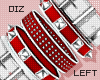 !!D Bracelets Red Left