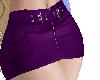 A~ D Purple Mini Skirt