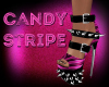 Candy Stripe Heels
