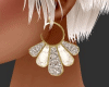 sw gold shiny earrings