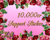 KA| 10k Support Sticker