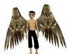 Gold Demon Wings