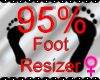 *M* Foot Resizer 95%