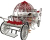 rose wedding carriage 