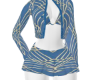 Blue Art Deco fit