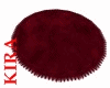 *k* Red Leather Rug