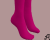 A| XMAS Fur Socks Pink