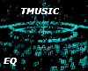EQ Teal Music Particles