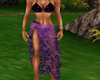[MA] purple bikini/saron