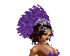 Purple Carnaval Headress