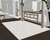 ♥ White knitted rug