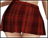 :: red school skirt