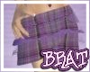 [B] Purple 3 layer skirt