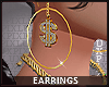 𝓛.  Earrings - Gold