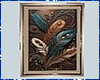 Framed Feather Picture