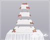 Wedding Flower Cake Pose