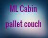 ML Cabin Pallet couch