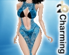 blue lace dress