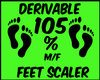 {L} 105 % Foot Scaler