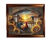 Rustic Rooster/Sunflower