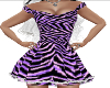 Neon Zebra Dress