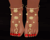 Gold Jewels feet