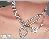!C Heart & Star Necklace