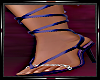 Purple String Heels