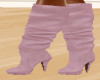 rose slouch boots