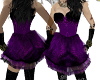 PurpleBlack Party Dress