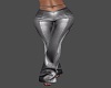 LEATHER SILVER PANTS