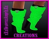 Chance Neon Green Boots 