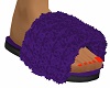 Fur Slippers Purple