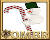 QMBR Candy Cane Snowman