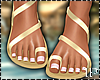 Golden Hour Gold Sandals
