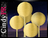 Gold Floating Balloons