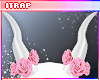 🌹 Rose Horns | Pink