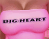 Pink Big Heart Crop Top