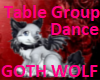 Goth Wolf  Table Group