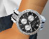 [HN]Silver Diamond Watch