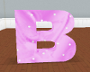 LETTER B IN PINK
